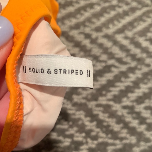 SOLID & STRIPED Orange Bikini - Picture 4 of 4